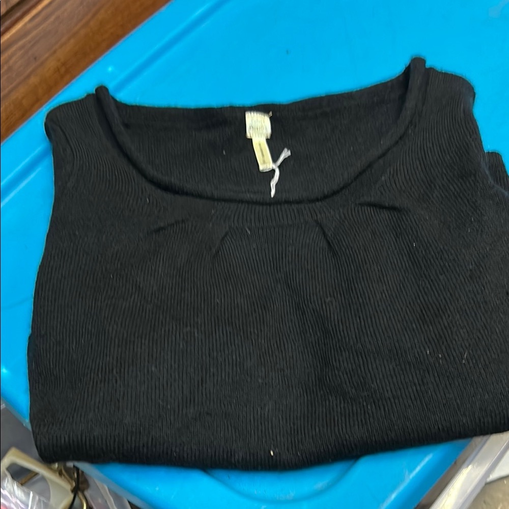 Future Paradise Black 100% Cashmere Scoop Neck Fitted Waist Cardigan S